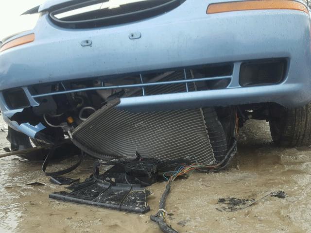 KL1TD62625B296759 - 2005 CHEVROLET AVEO BASE BLUE photo 9