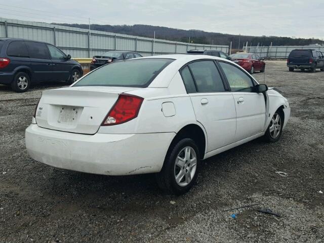 1G8AJ55F37Z141172 - 2007 SATURN ION LEVEL WHITE photo 4
