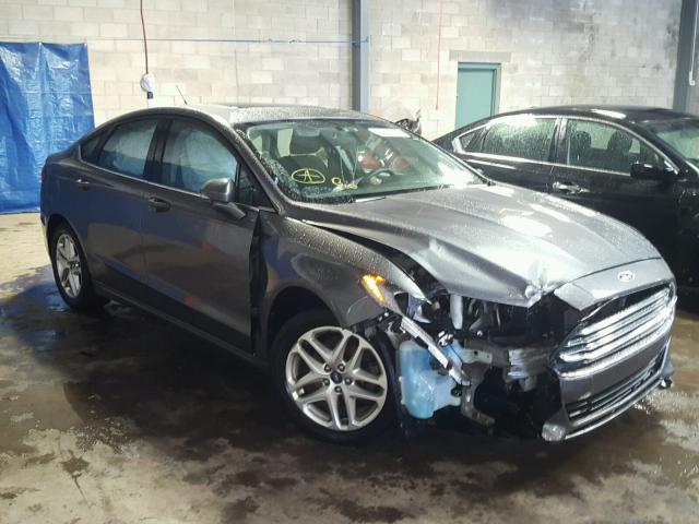 3FA6P0HRXDR114270 - 2013 FORD FUSION SE CHARCOAL photo 1