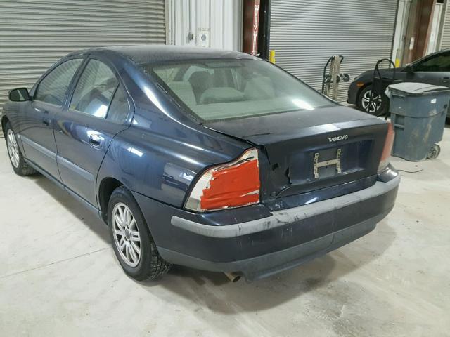 YV1RS61T642318075 - 2004 VOLVO S60 BLUE photo 3