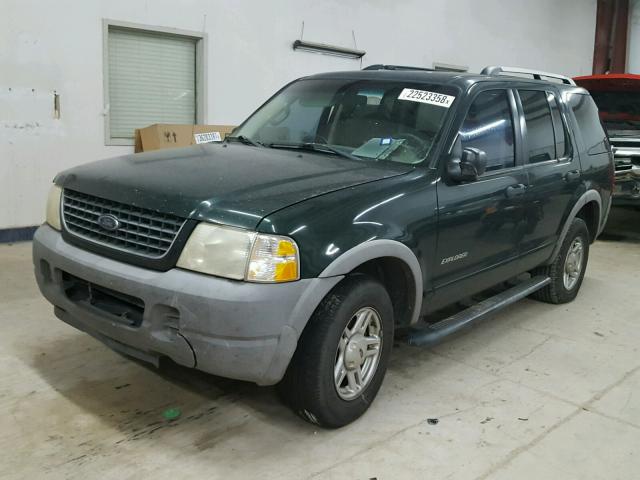 1FMZU62E12ZA70236 - 2002 FORD EXPLORER X GREEN photo 2