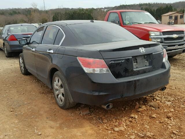 1HGCP3F86AA026283 - 2010 HONDA ACCORD EXL BLACK photo 3