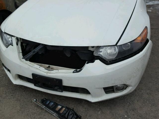 JH4CU2F64DC800005 - 2013 ACURA TSX TECH WHITE photo 9