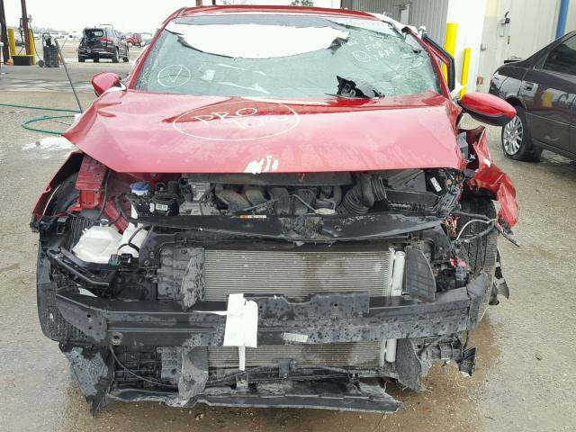 KNAFK4A63G5460360 - 2016 KIA FORTE LX RED photo 10