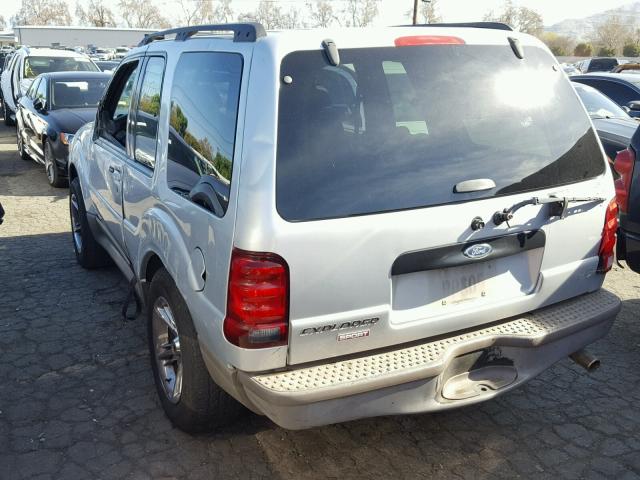 1FMYU60E71UC09070 - 2001 FORD EXPLORER S SILVER photo 3