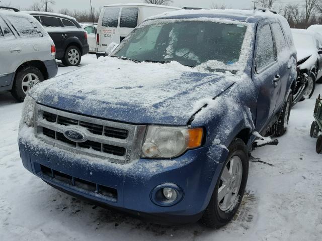 1FMCU93769KD05840 - 2009 FORD ESCAPE XLT BLUE photo 2