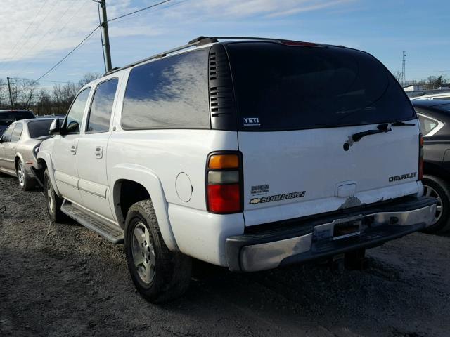 3GNFK16ZX5G209806 - 2005 CHEVROLET SUBURBAN K WHITE photo 3