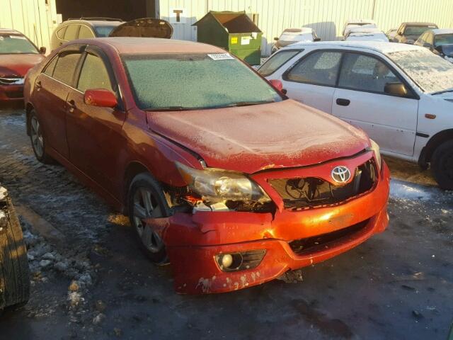 4T1BK3EK3BU119134 - 2011 TOYOTA CAMRY SE RED photo 1