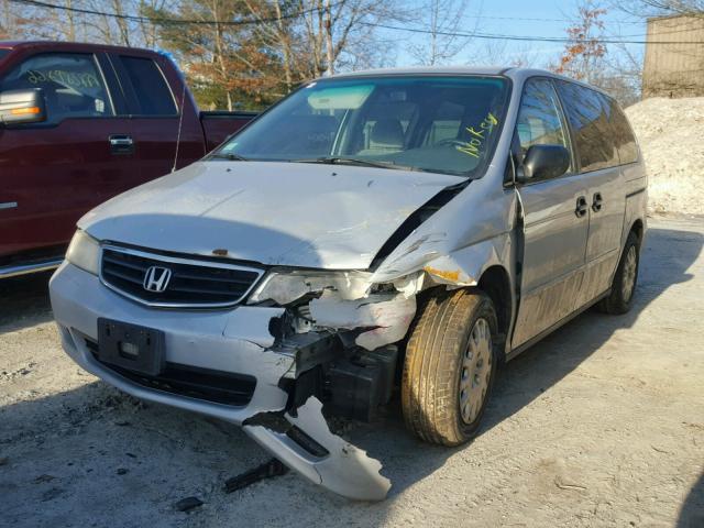 5FNRL18593B089559 - 2003 HONDA ODYSSEY LX SILVER photo 2