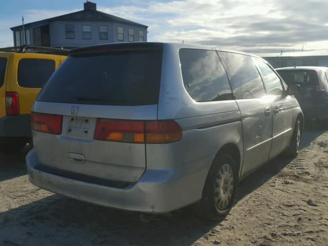 5FNRL18593B089559 - 2003 HONDA ODYSSEY LX SILVER photo 4