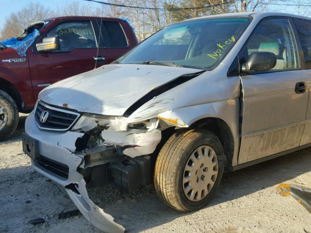 5FNRL18593B089559 - 2003 HONDA ODYSSEY LX SILVER photo 9