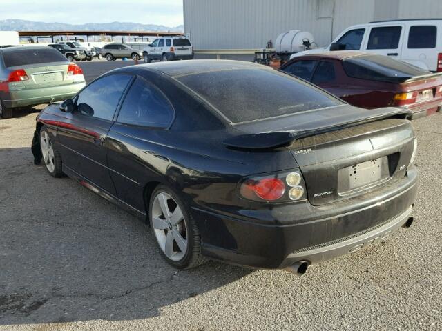 6G2VX12U86L565019 - 2006 PONTIAC GTO BLACK photo 3