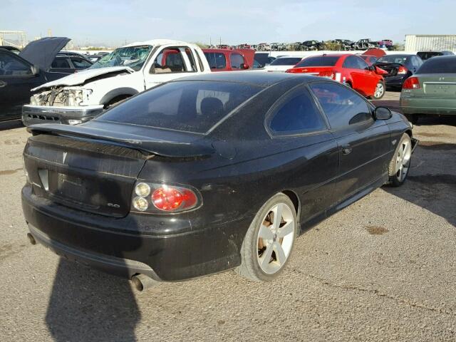 6G2VX12U86L565019 - 2006 PONTIAC GTO BLACK photo 4