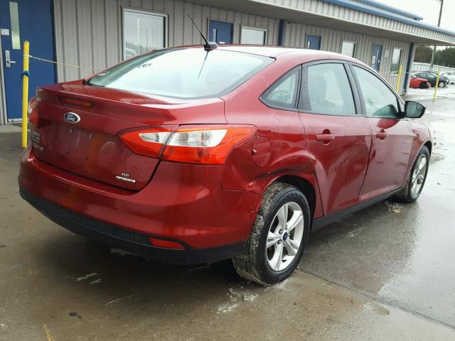 1FADP3F20EL415676 - 2014 FORD FOCUS SE RED photo 4