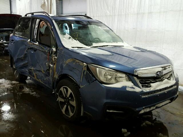 JF2SJAEC1JH425309 - 2018 SUBARU FORESTER 2 BLUE photo 9