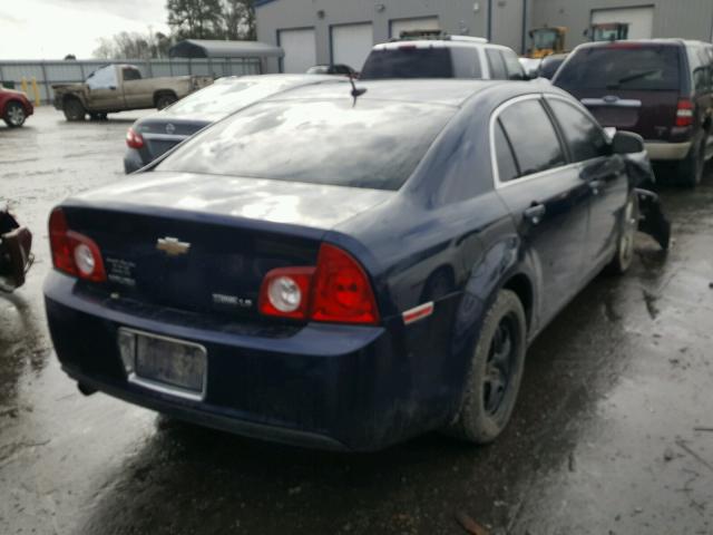 1G1ZG57K594271450 - 2009 CHEVROLET MALIBU LS BLUE photo 4