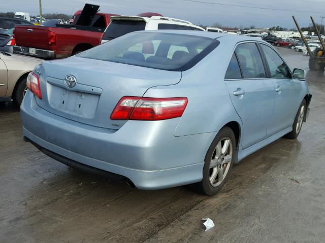 4T1BE46K87U705802 - 2007 TOYOTA CAMRY NEW BLUE photo 4