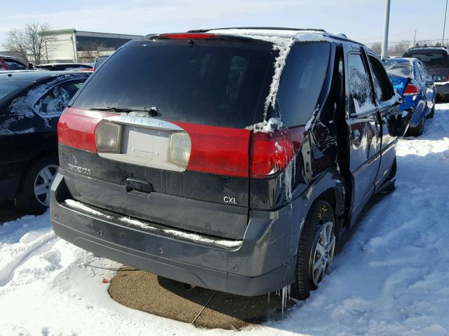 3G5DB03EX4S531974 - 2004 BUICK RENDEZVOUS BLACK photo 4