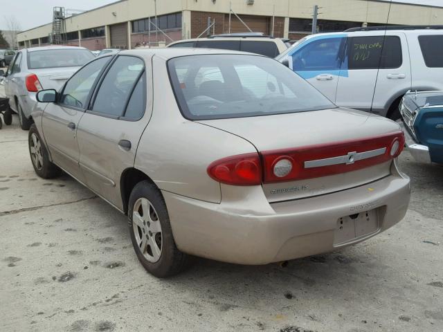 1G1JF52F437265350 - 2003 CHEVROLET CAVALIER L GOLD photo 3