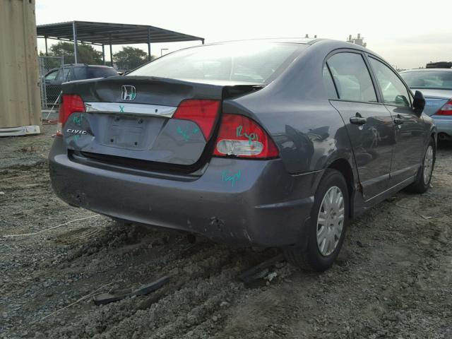 19XFA1F37AE041345 - 2010 HONDA CIVIC VP GRAY photo 4