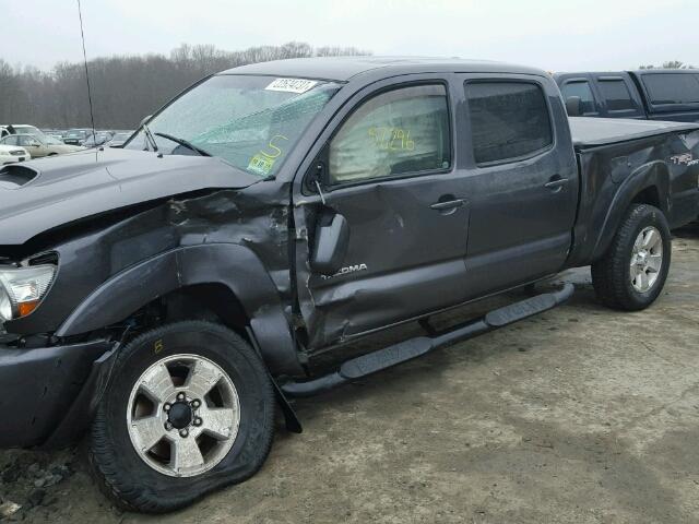 3TMMU4FNXBM035743 - 2011 TOYOTA TACOMA GRAY photo 9