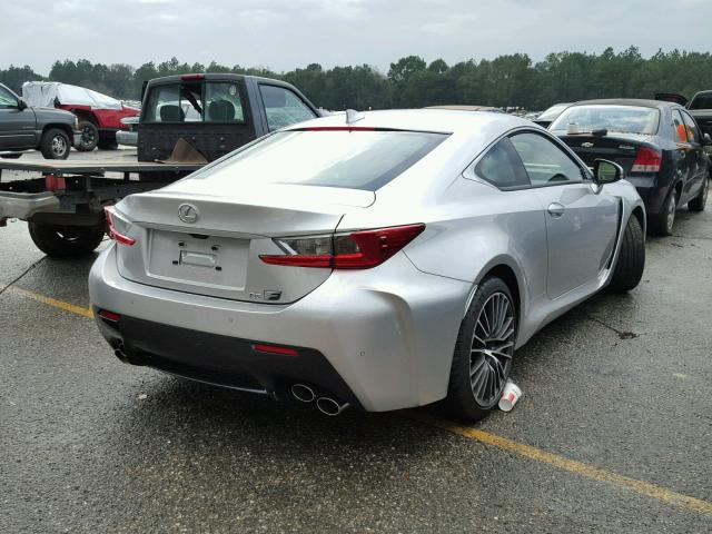 JTHHP5BC7F5001756 - 2015 LEXUS RC-F SILVER photo 4