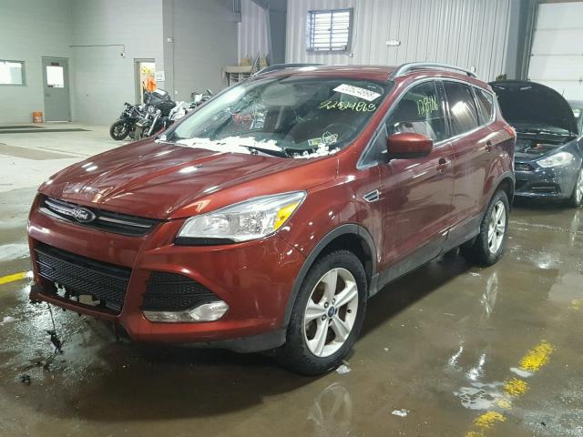 1FMCU9G94EUB85465 - 2014 FORD ESCAPE SE BURGUNDY photo 2