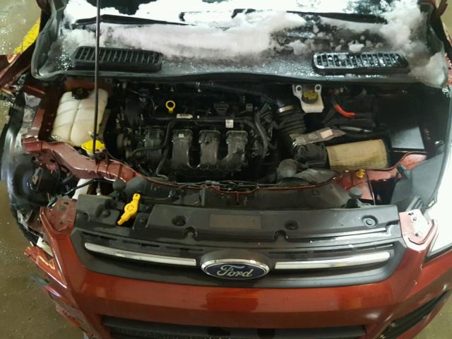 1FMCU9G94EUB85465 - 2014 FORD ESCAPE SE BURGUNDY photo 7