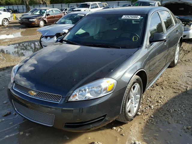 2G1WB5E36C1199044 - 2012 CHEVROLET IMPALA LT BLUE photo 2