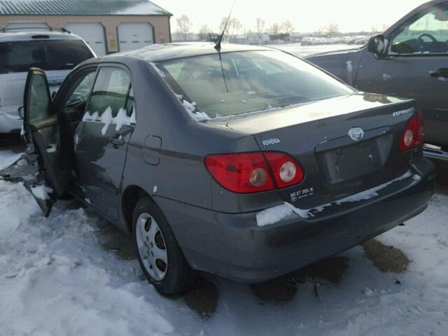 1NXBR32E56Z729536 - 2006 TOYOTA COROLLA CE GRAY photo 3