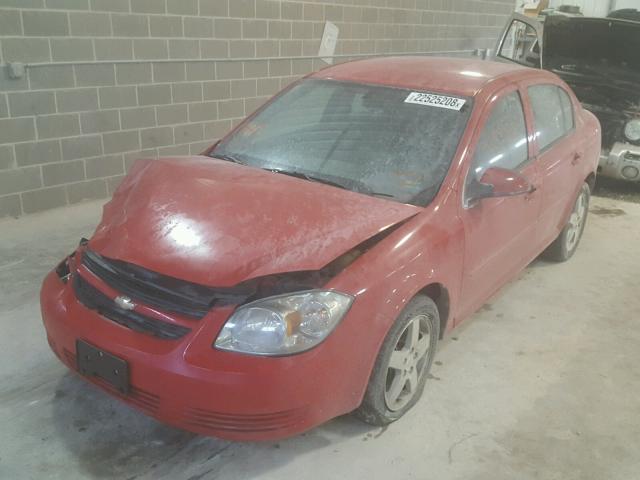 1G1AF5F54A7223307 - 2010 CHEVROLET COBALT 2LT RED photo 2