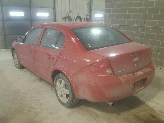 1G1AF5F54A7223307 - 2010 CHEVROLET COBALT 2LT RED photo 3