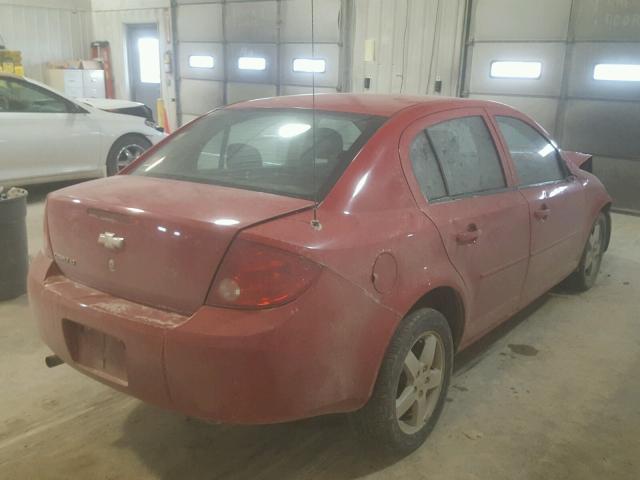 1G1AF5F54A7223307 - 2010 CHEVROLET COBALT 2LT RED photo 4