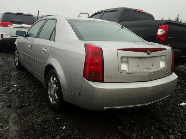 1G6DM577540134128 - 2004 CADILLAC CTS SILVER photo 3