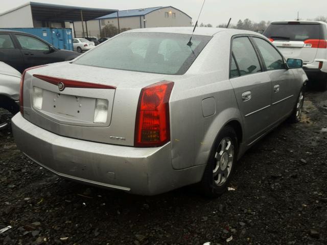 1G6DM577540134128 - 2004 CADILLAC CTS SILVER photo 4