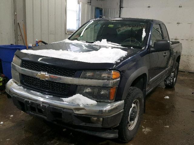 1GCDT19E388148427 - 2008 CHEVROLET COLORADO BLUE photo 2