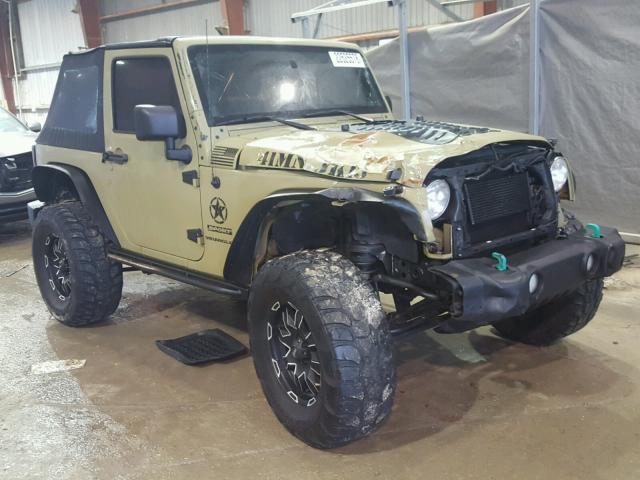 1C4AJWAG0DL654761 - 2013 JEEP WRANGLER S GREEN photo 1