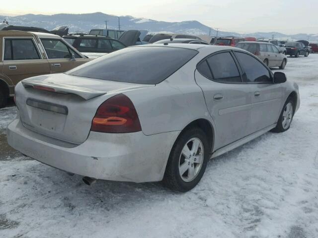 2G2WP552581100497 - 2008 PONTIAC GRAND PRIX SILVER photo 4
