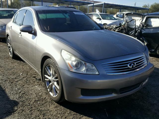 JNKBV61E18M202467 - 2008 INFINITI G35 SILVER photo 1