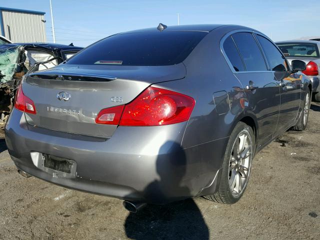 JNKBV61E18M202467 - 2008 INFINITI G35 SILVER photo 4