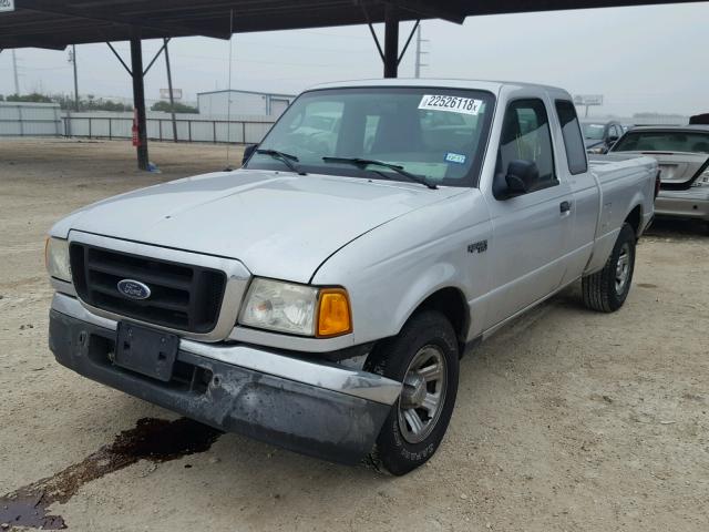 1FTYR14U84PA05830 - 2004 FORD RANGER SUP SILVER photo 2