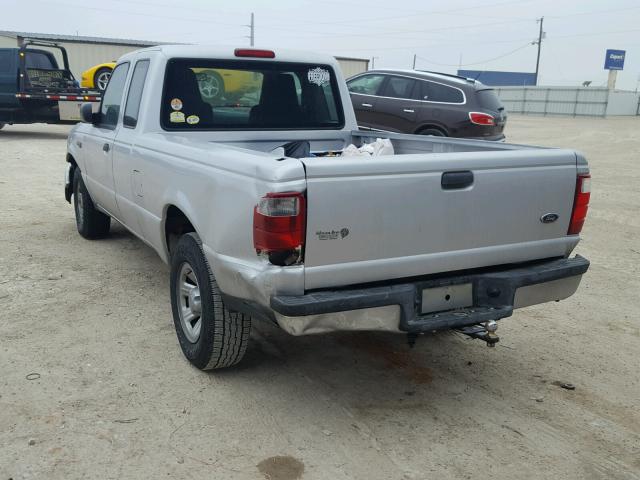 1FTYR14U84PA05830 - 2004 FORD RANGER SUP SILVER photo 3