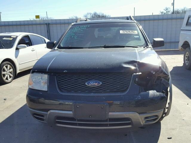 1FMZK01186GA06844 - 2006 FORD FREESTYLE BLACK photo 9