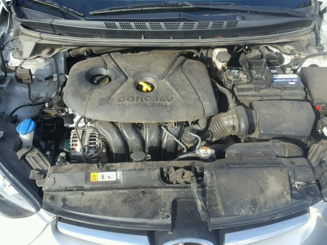 5NPDH4AE3FH629775 - 2015 HYUNDAI ELANTRA SE SILVER photo 7