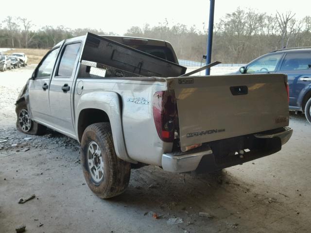 1GTDS13E078213132 - 2007 GMC CANYON SILVER photo 3