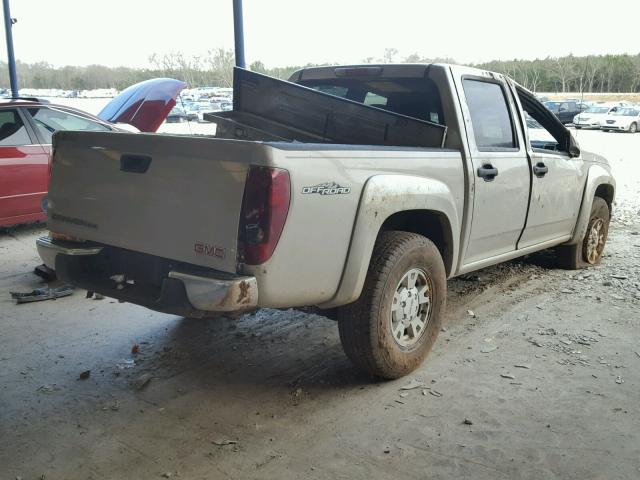 1GTDS13E078213132 - 2007 GMC CANYON SILVER photo 4