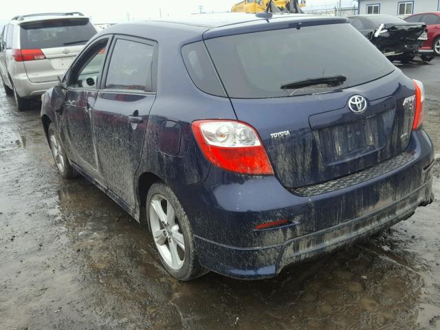 2T1LE40E79C009640 - 2009 TOYOTA COROLLA MA BLUE photo 3