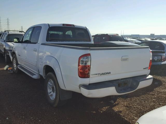 5TBET38104S456426 - 2004 TOYOTA TUNDRA DOU WHITE photo 3