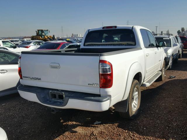 5TBET38104S456426 - 2004 TOYOTA TUNDRA DOU WHITE photo 4