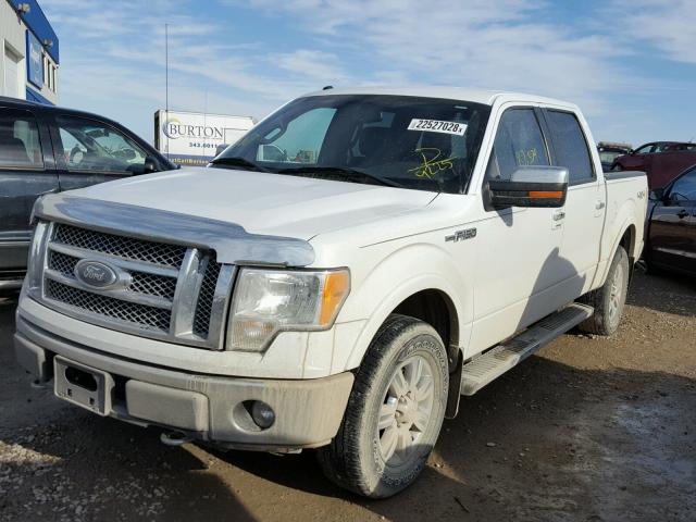 1FTFW1EV7AFD79225 - 2010 FORD F150 SUPER WHITE photo 2